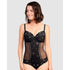 Arum Underwire Lace Bodysuit-Black