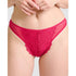 Attirance Low Rise Mesh & Lace Thong-Jester Red
