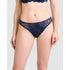 Ariane Lace Brazilian Cut Brief-Marine Blue