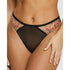 Alberta Sheer Mesh Tanga Brief with Embroidery