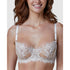 Entice Wired Sheer Lace Balconette Bra