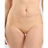 Unseen No Show Shorty Style Brazilian Brief-Blush-Beige