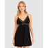 Viscose & Lace Short V Neck Babydoll Chemise
