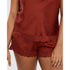 Charming Silky Satin Pyjama Shorts with Lace