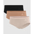 3 Pack Active Seamless Hipster Brief Underwear