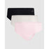3 Pack Active Micro Flex High Waist Thong Underwear