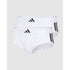 2 Pack Active Flex Cotton 3 Stripes Low Rise Brief Underwear