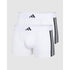 2 Pack Active Flex Cotton 3 Stripes Low Rise Trunk Underwear