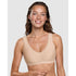 Seamless Unlined Wide Strap Comfort Bra
