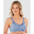 Satin Trim Wirefree Unlined Cotton Bra