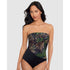 Nighthawk Goddess One Shoulder Tummy Control Swimsuit