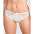 Ariane Essential Ribbed Microfibre Bikini Brief With Lace-Ivory