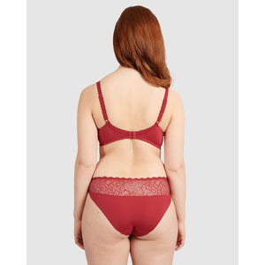 Océane Sustainable Microfibre and Lace Brief - Style Gallery