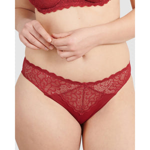 Océane Sustainable Microfibre and Lace Brief - Style Gallery