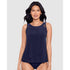 Illusionists Ursula Underwired High Neck Tankini Top-Midnight