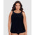 Illusionists Ursula High Neck Underwired Plus Size Tankini Top - Style Gallery