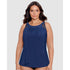Illusionists Ursula High Neck Underwired Plus Size Tankini Top