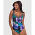 Flora Aura It's a Wrap Underwire Tummy Control Swimsuit