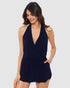 Ellie Shaping Halter Swimdress With Pockets