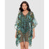 Florica Sheer Chiffon Caftan Beach Cover Up