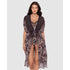 Let's Be Fronds Sheer Beach Cover Up Kimono