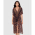 Raya de Safari Sheer Beach Cover Up Kimono