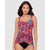Ikat Dorado Dazzle Underwired Draped Tankini Top