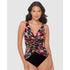 Farfalle Charmer V Neck Tummy Control Swimsuit