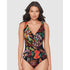 Pluma Orla Crossover Draped Shaping Swimsuit