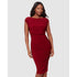 Bali Blouse Top Midi Shaping Dress