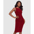 Regi Bodycon Sleeveless Midi Shaping Dress