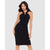 Idol High Neck Bodycon Sleeveless Midi Shaping Dress