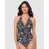 Sand Tracks Drew V Neck One Piece Shaping Swimsuit