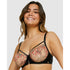 Alberta Sheer Embroidery Half Cup Wired Bra