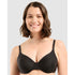 Unseen Seamless Underwire Full Cup T-Shirt Bra-Black-Blush