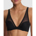 True Zen Lightly-Padded Mesh Plunge T-Shirt Bra