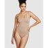 Real Smooth® Shaping Control Thong Bodysuit-Stucco