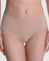 Bliss Lace Trim Pima Cotton High Waist Full Brief