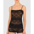 Heavenly Sheer Lingerie Lace Camisole Black