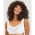 Jeanne Wirefree Wide Strap Organic Cotton Bra with Lace