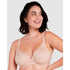 Perfect Curves Smooth Lace Wired T-Shirt Bra-Blush