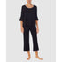 Modal Jersey 3/4 Sleeve Cropped Long Pyjama Set