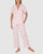 Printed Modal Button Up Short Sleeve Long Pyjama Set