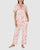 Printed Modal Button Up Short Sleeve Long Pyjama Set