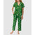 Button Up Short Sleeve Long Jersey Pyjama Set