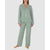 Printed Jersey Button Up Long Sleeve Long Pyjama Set