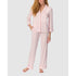 Printed Modal Jersey Button Up 3/4 Sleeve Long Pyjama Set