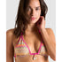 Lonoak Liko Chevron Padded Triangle Bikini Top