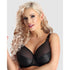 Linda Wired Unlined Large Cup Bra with Mesh