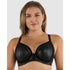 Stevie Faux Leather Unlined Wired Full Bust Bra